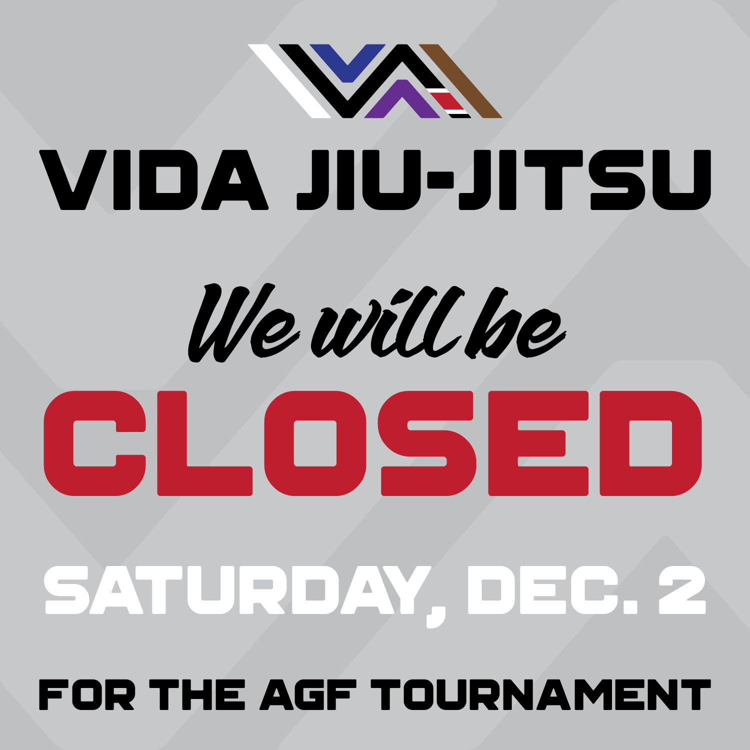 Vida Closed 12-2-23